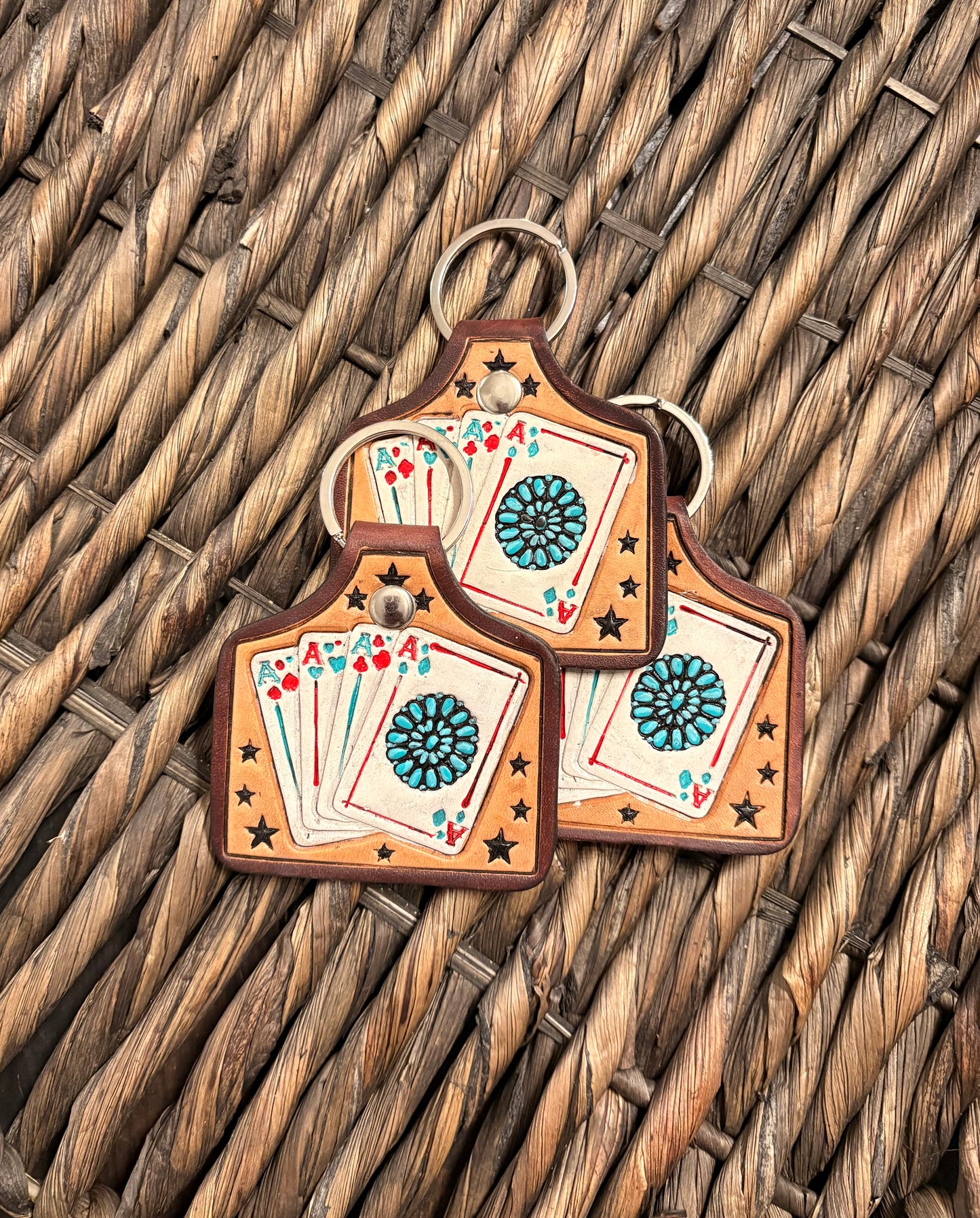 Leather / Ace Key Chain