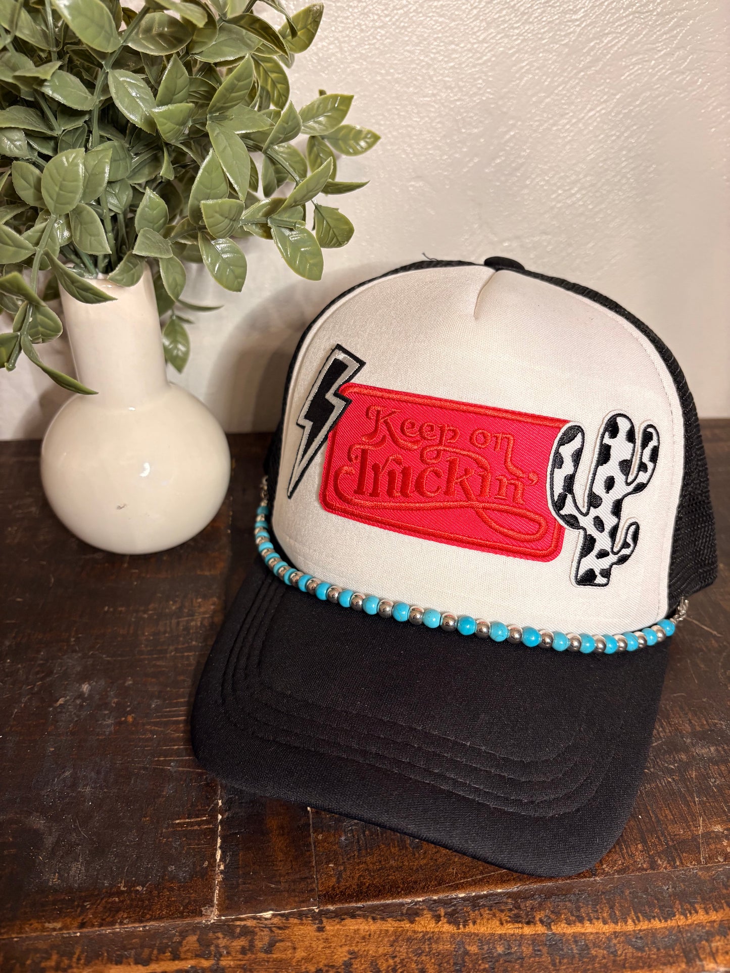 " Keep On Truckin' " Trucker Hat