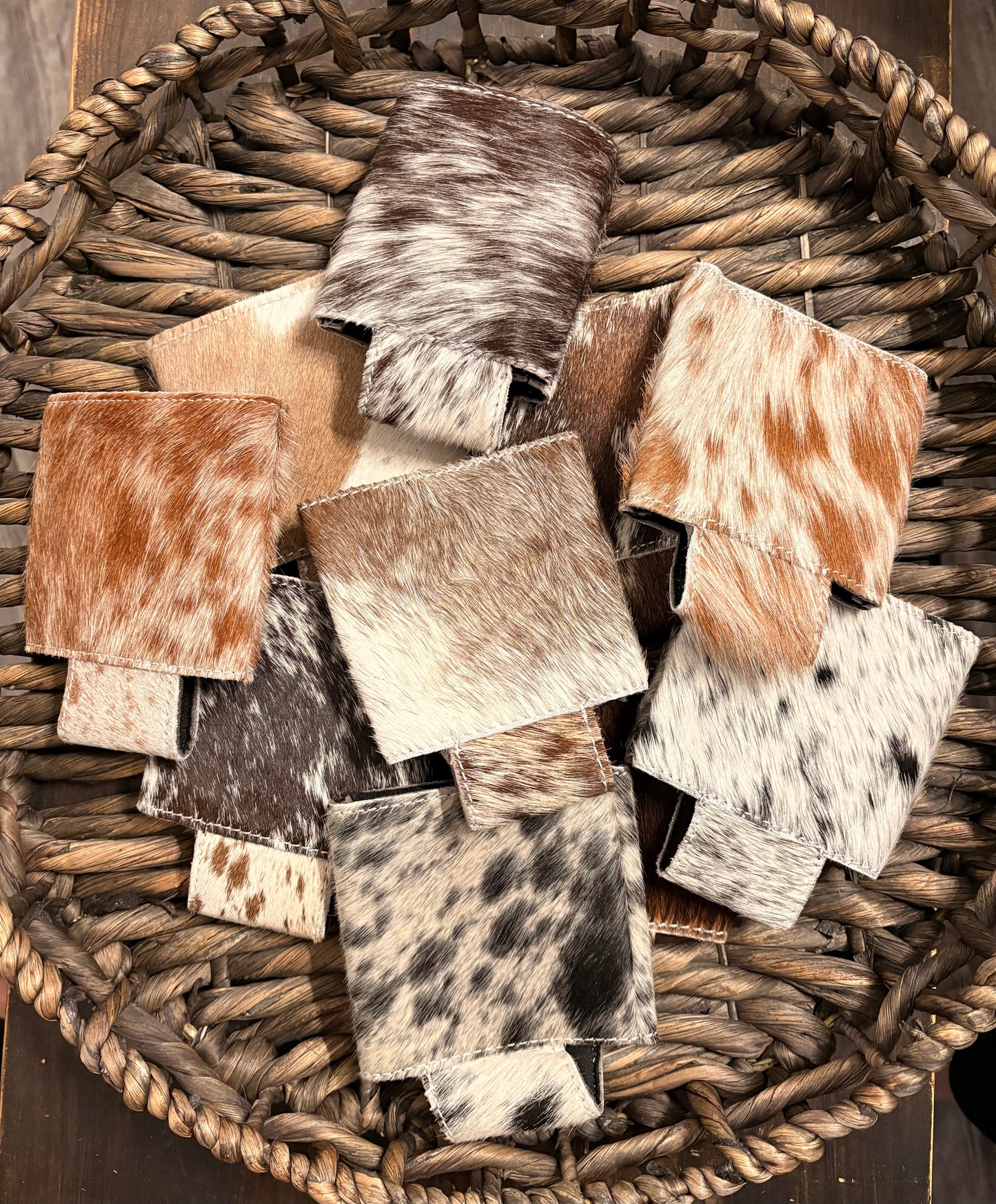 Cowhide Can Koozie
