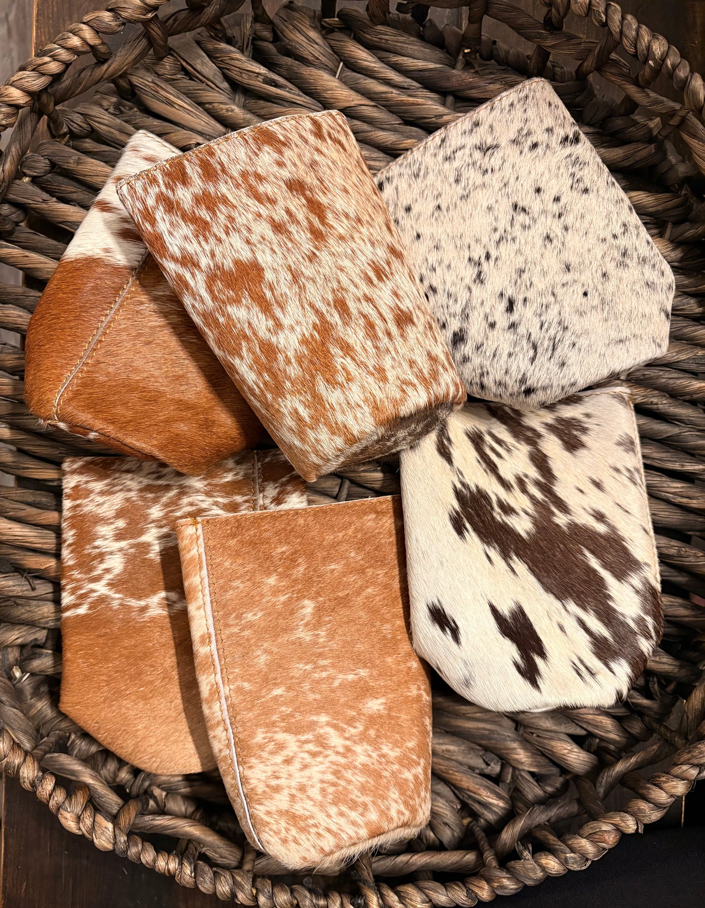 Large Cowhide Koozie