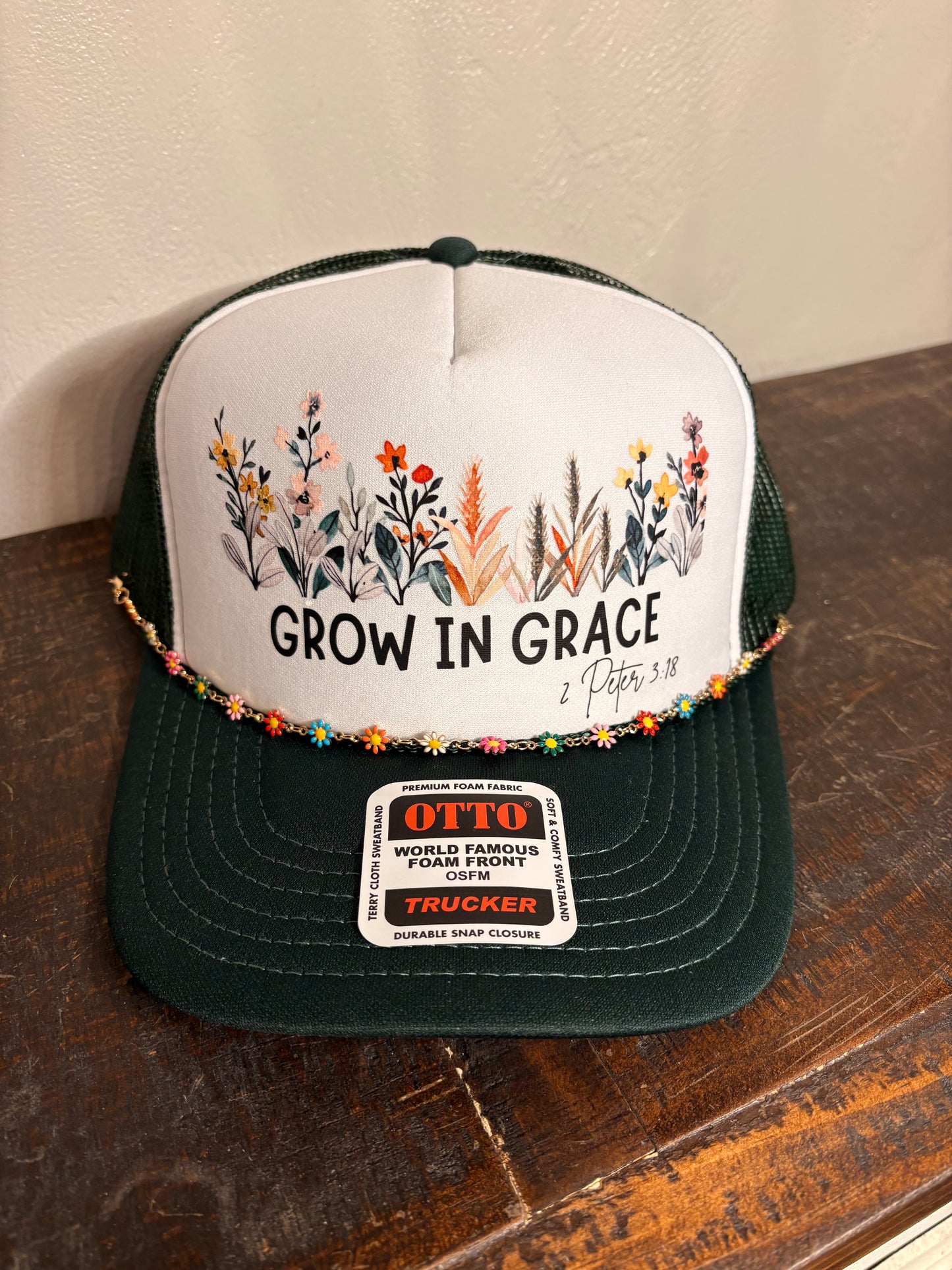 " Grow In Grace " Trucker Hat
