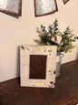 Heather Cowhide Picture Frame