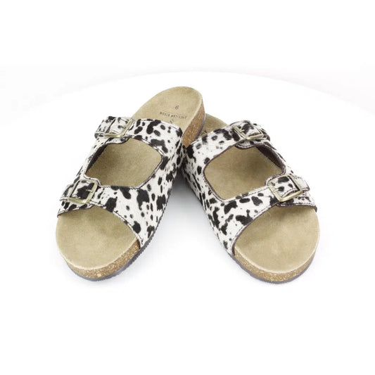 American Bison Cowhide Sandals