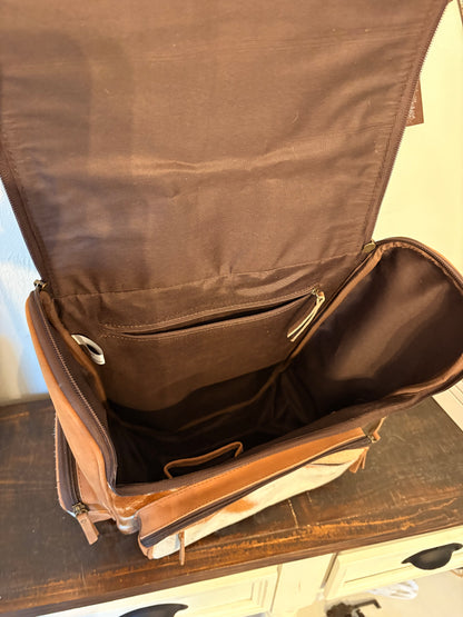 Boot Stitch & Cowhide Backpack