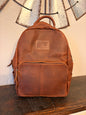 Leather American Bison Backpack