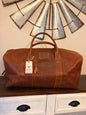 Leather American Bison Duffle Bag