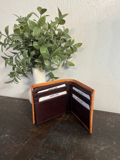 American Bison Tooled Wallet