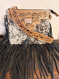 Jackpot Tooled Leather & Cowhide Concealed Carry Crossbody