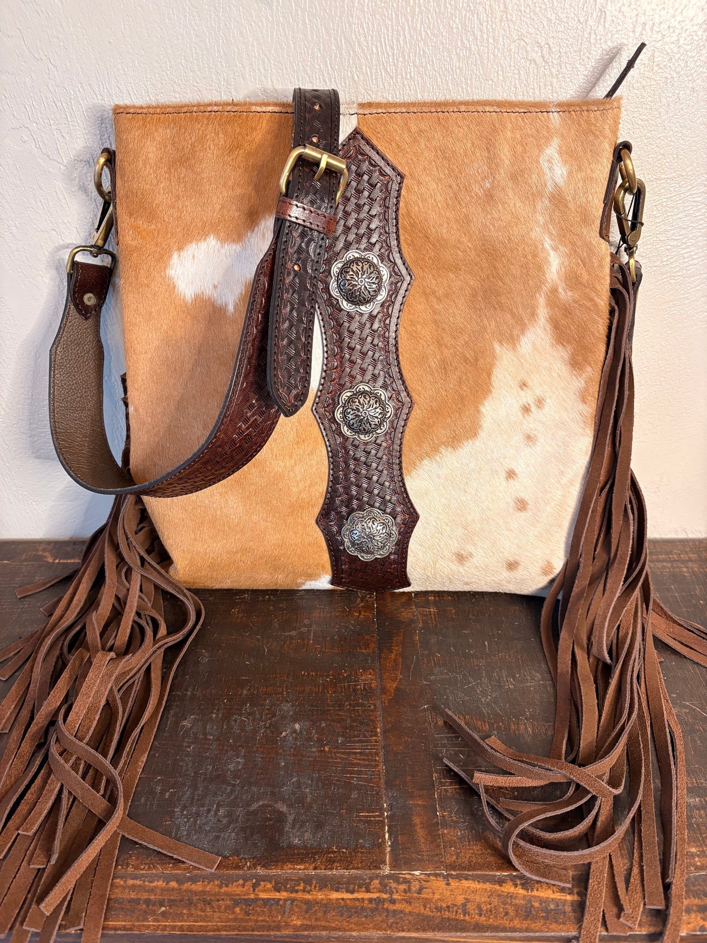 American Bison Concealed Carry Cowhide & Leather Crossbody