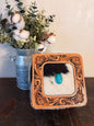 Tooled Leather / Cowhide Jewelry Box