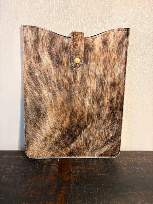 Brindle Cowhide iPad Sleeve