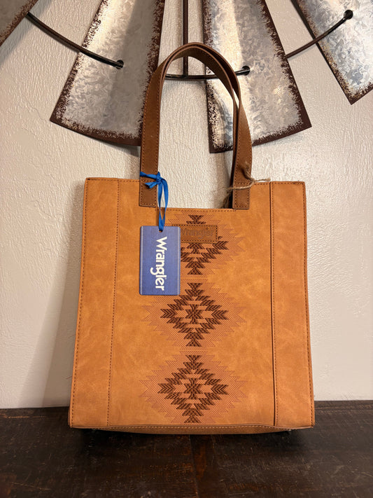 Brown Wrangler Aztec Bag