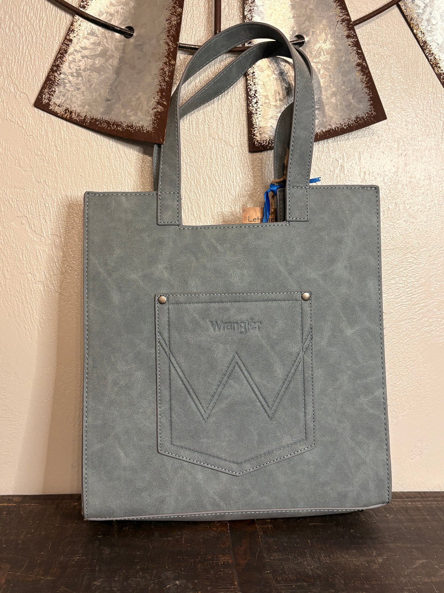 Blue Wrangler Aztec Bag