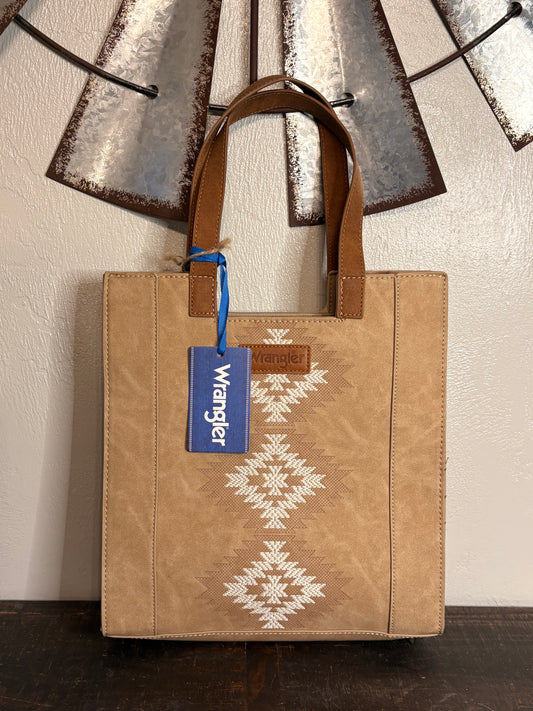 Tan Wrangler Aztec Bag