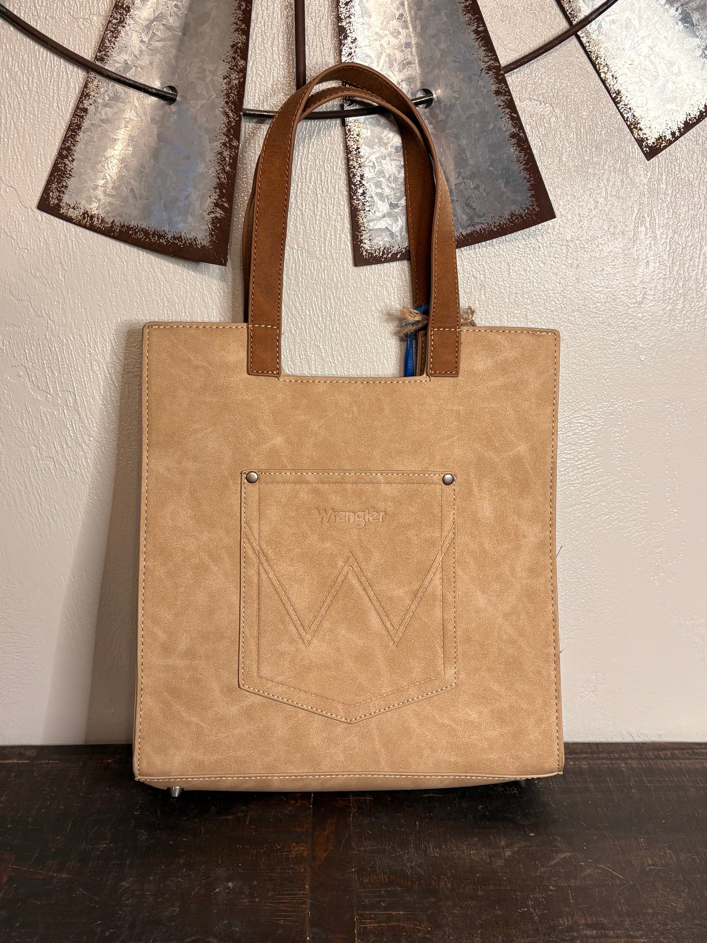 Tan Wrangler Aztec Bag