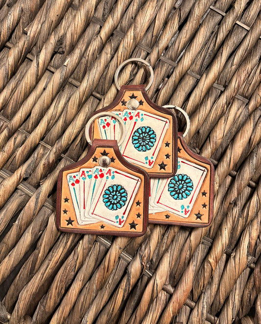 Leather / Ace Key Chain