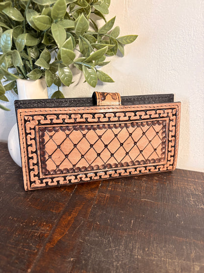 Tooled Leather Wallet