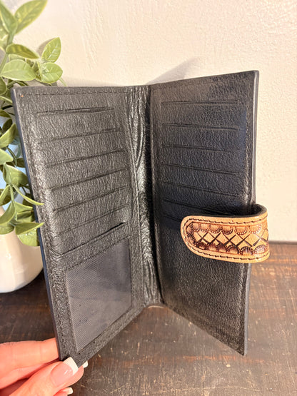 Tooled Leather Wallet