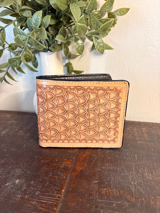 Tooled Leather Wallet