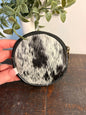 Black and White Cowhide Coin Purse
