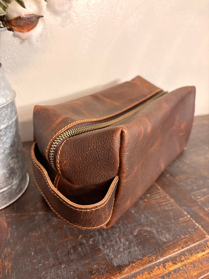 American Bison Toiletry Bag w/ American Flag