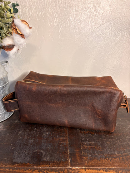 American Bison Toiletry Bag w/ American Flag