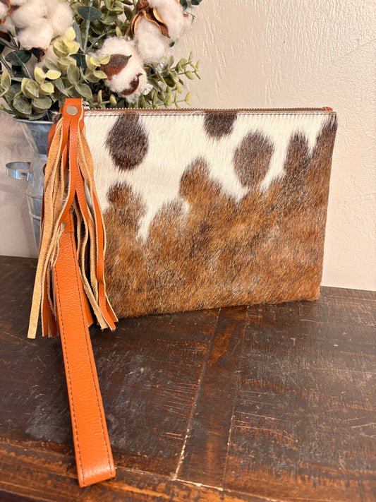Cowhide Clutch