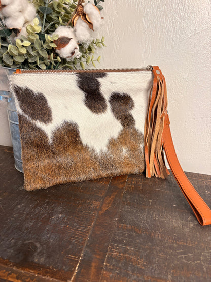Cowhide Clutch