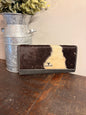 American Bison Leather and Cowhide Wallet