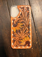 Tooled Leather / Sunflower iPhone 16 Plus Case