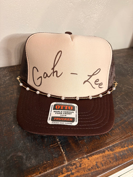" Gah-Lee " Trucker Hat