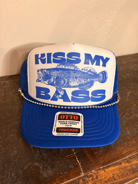 " Kiss My Bass " Trucker Hat