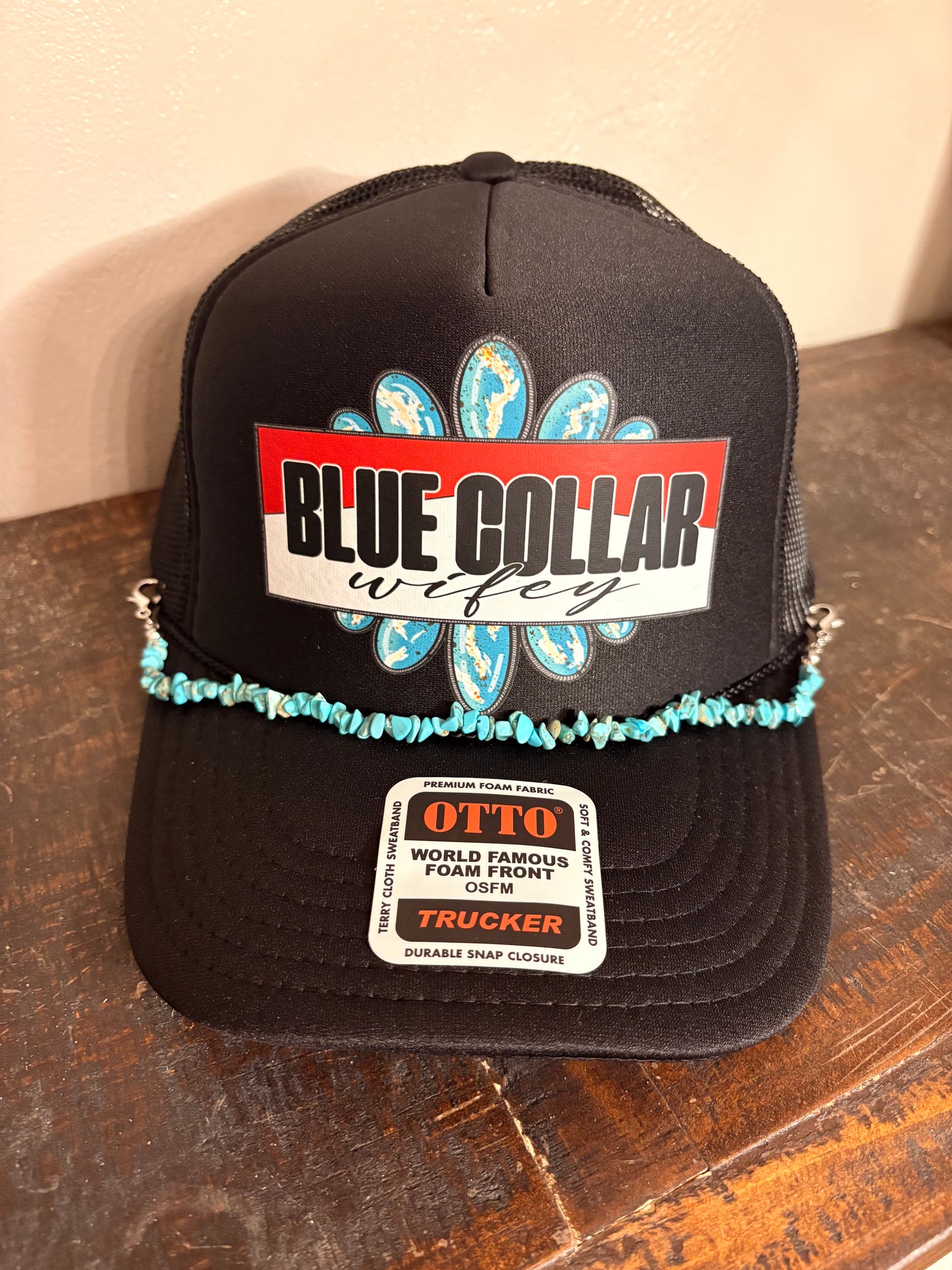 " Blue Collar Wifey " Trucker Hat