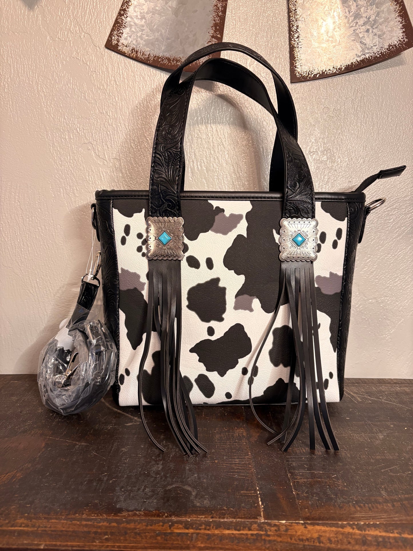 Cow Print Purse / Crossbody