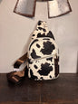 Cow Print Sling Bag