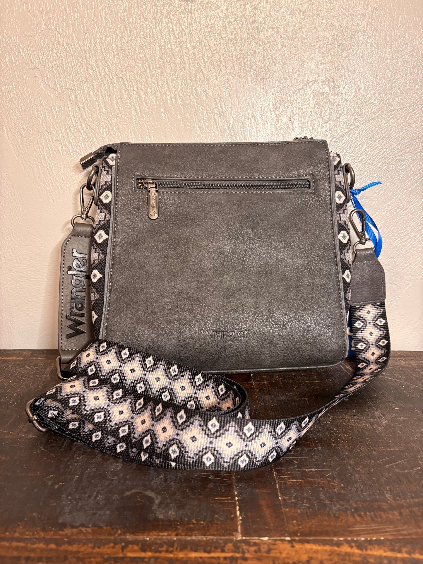 Charcoal Grey Wrangler Crossbody