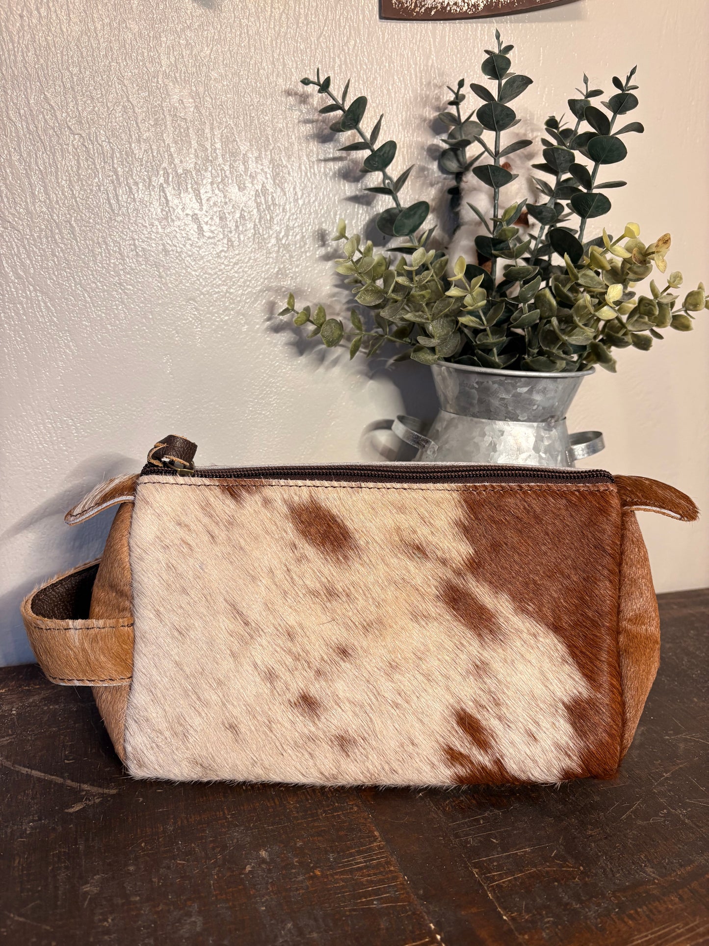 Cowhide Toiletry Bag