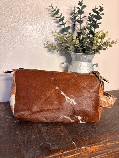 Cowhide Toiletry Bag