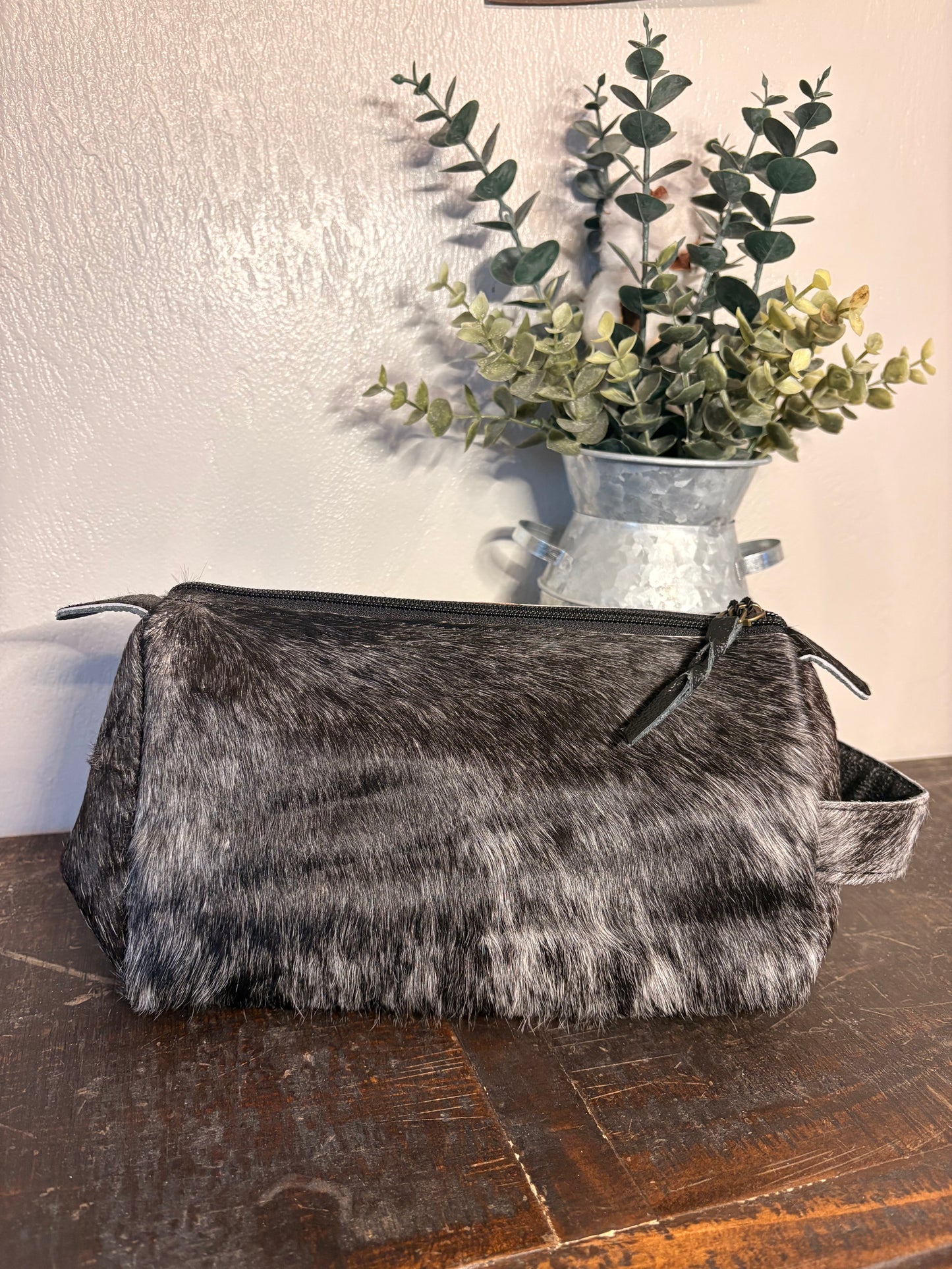 Cowhide Toiletry Bag