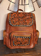 Tooled Leather Backpack
