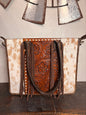 Bailey Cowhide and Tooled Leather Purse