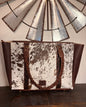 Autumn Cowhide Weekender , Tote Bag