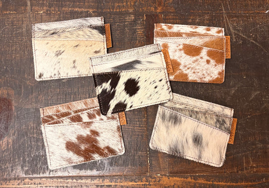 Cowhide Card Holders