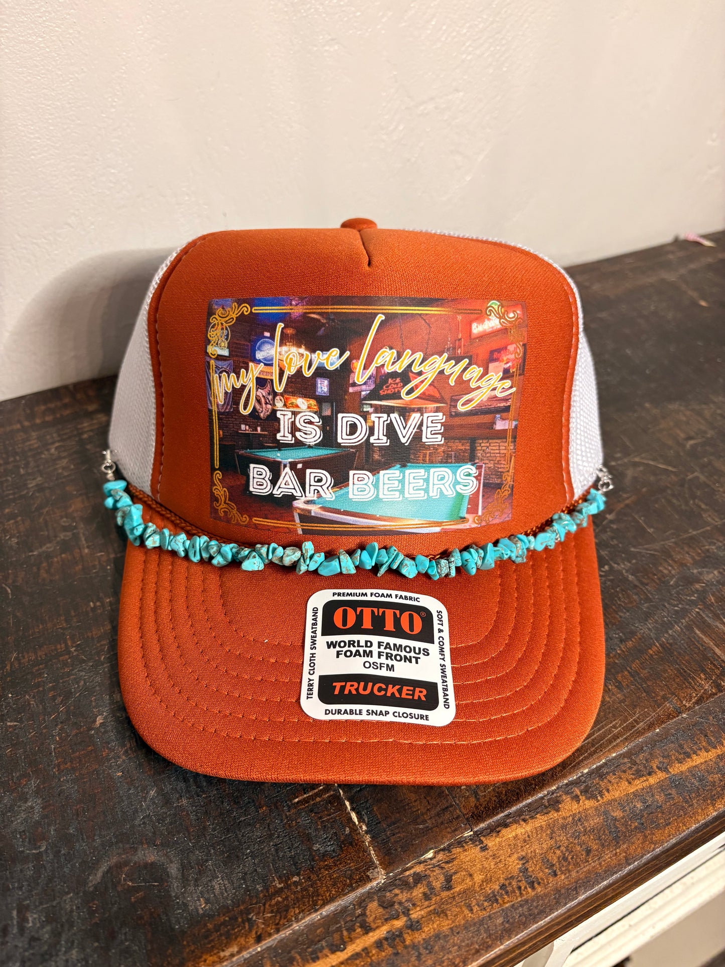 " Dive Bar Beers " Trucker Hat