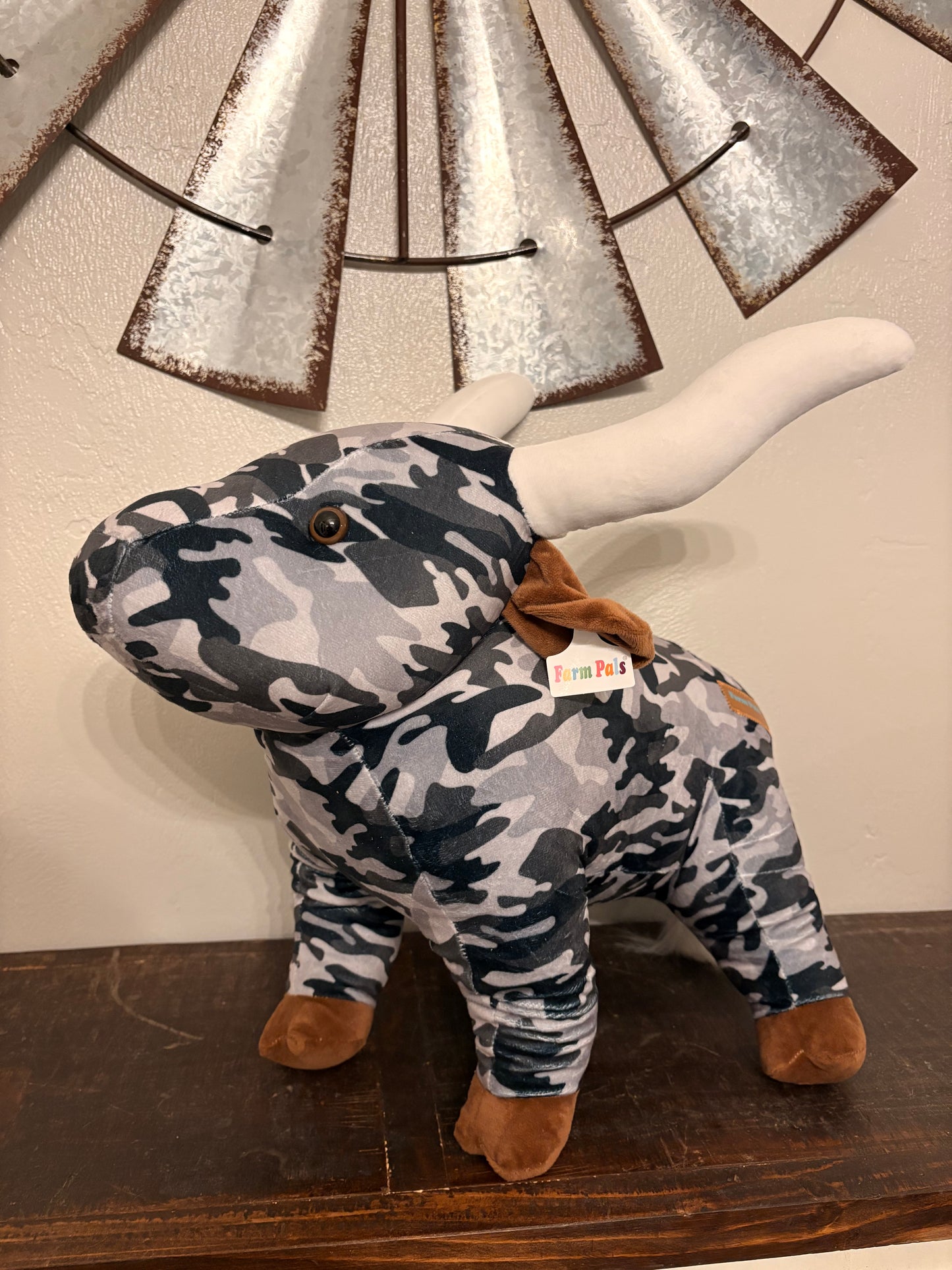 Army Longhorn Farm Pal