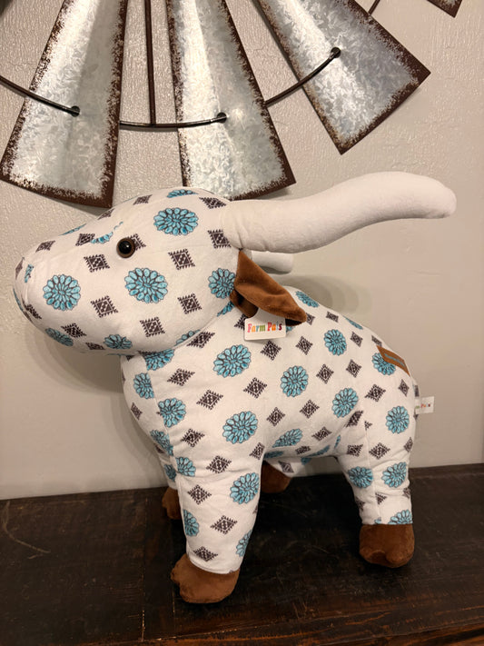 Concho Print Longhorn Farm Pal