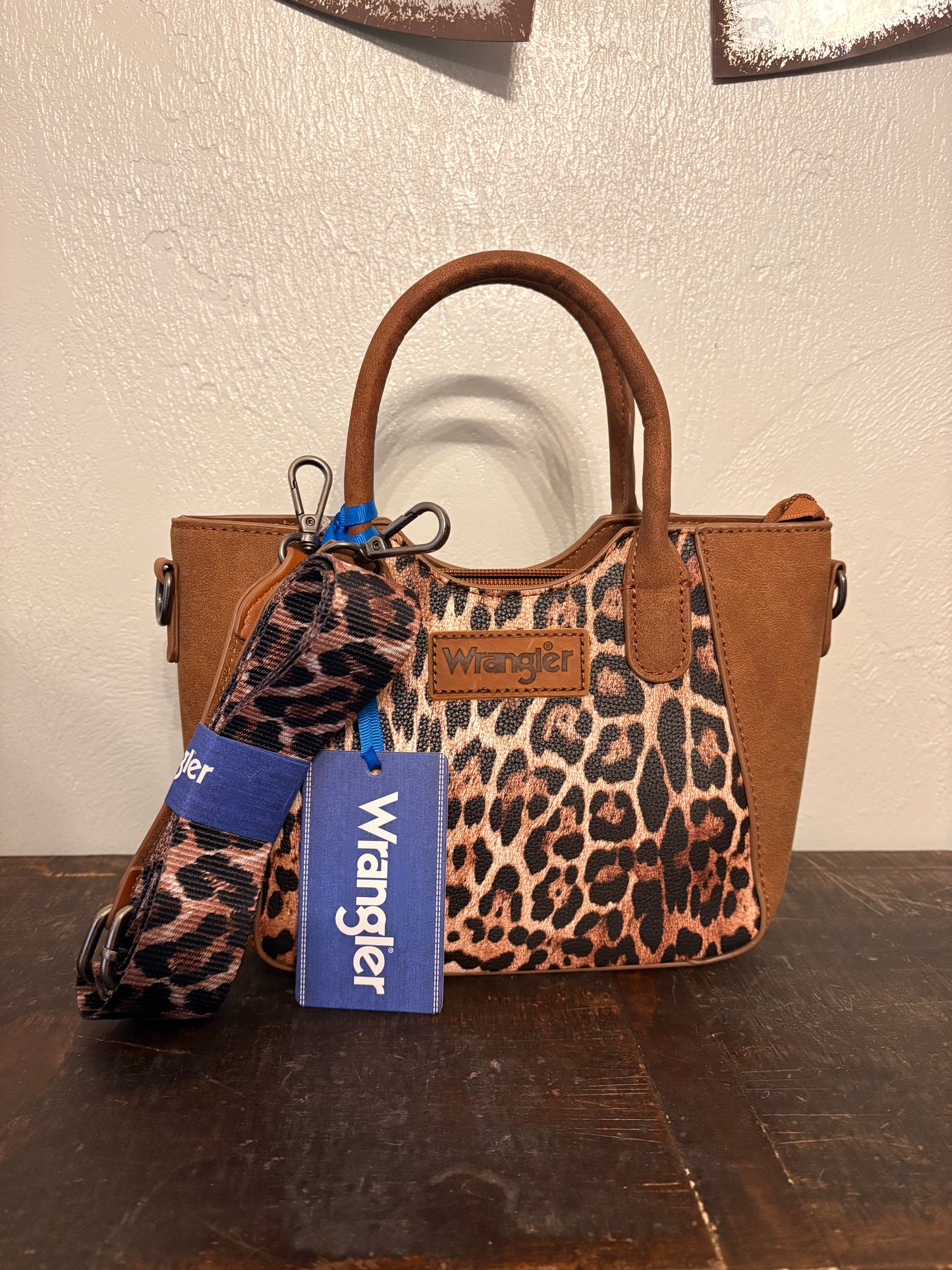 Leopard Wrangler Purse / Crossbody