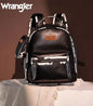 Black / Cow print Wrangler Backpack